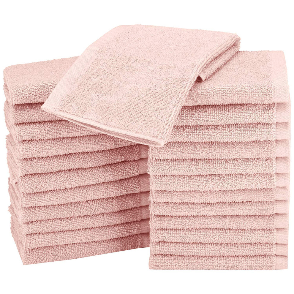 Amazon Basics Fast Drying  Extra Absorbent  Terry cotton Washcloth  12