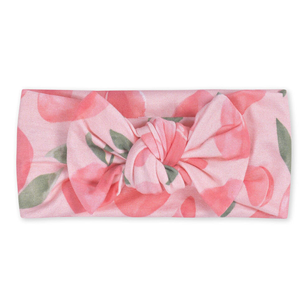 gerber Baby girls Buttery Soft Headband with Bow with Viscose Made fro