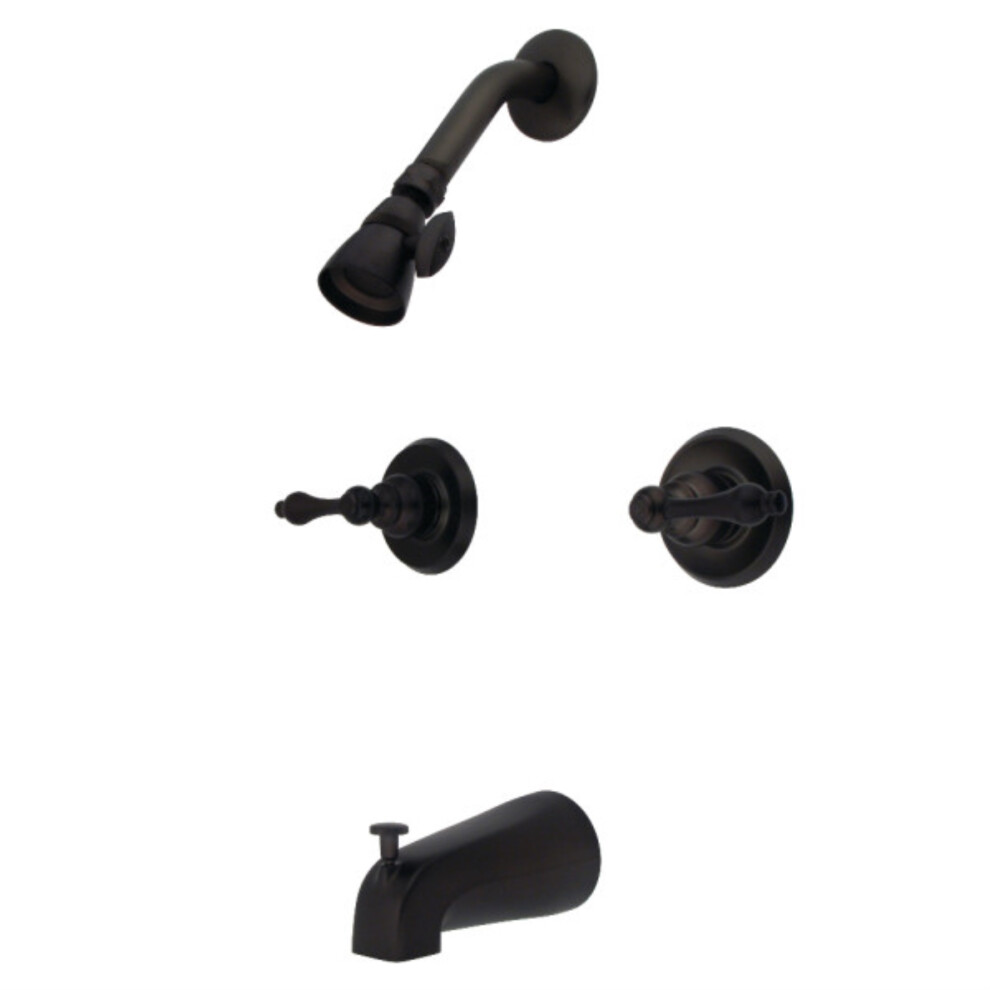 Photos - Other Bathroom Accessories Kingston Brass KB245AL Magellan Twin Handle Tub & Shower Faucet With D