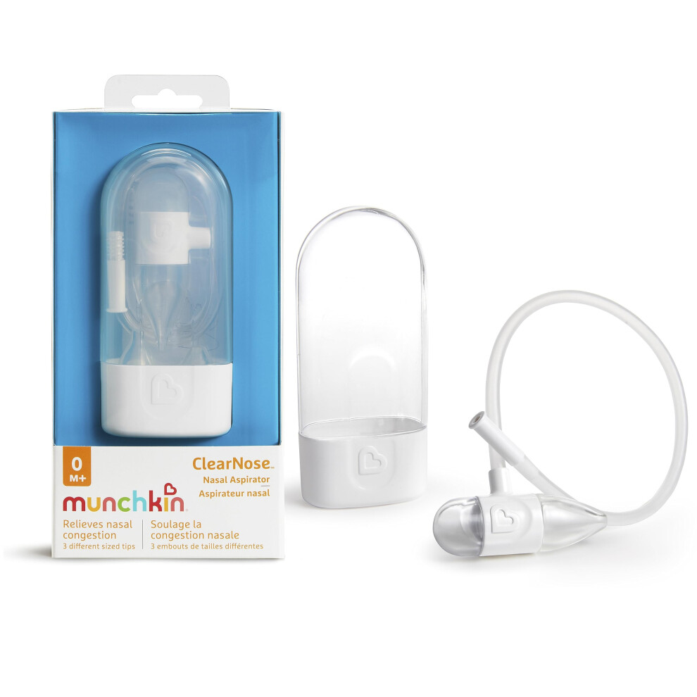 Munchkin ClearNose Baby Nasal Aspirator - No Filters Needed  Gentle No