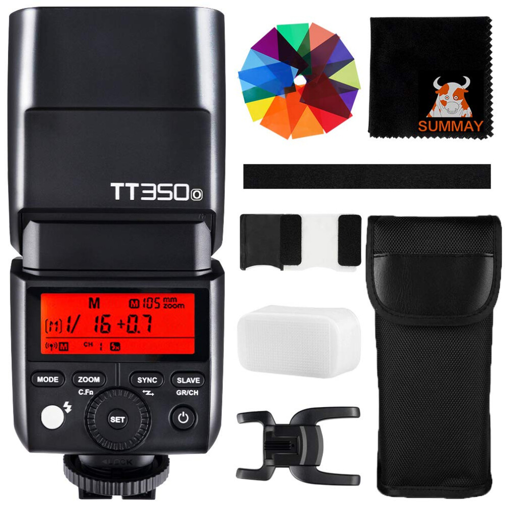 GODOX TT350O TTL Camera Flash GN36 1/8000s HSS Mini Flash Speedlight f