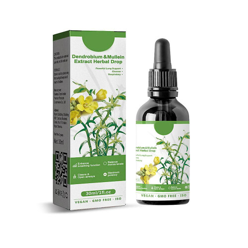 Dendrobium Mullein Extract - Powerful Lung Cleanse Respiratory Herbal Drop