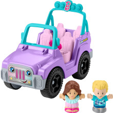Little People Barbie Aut cko Beach Cruiser so zvukmi hudby a 2 Obr