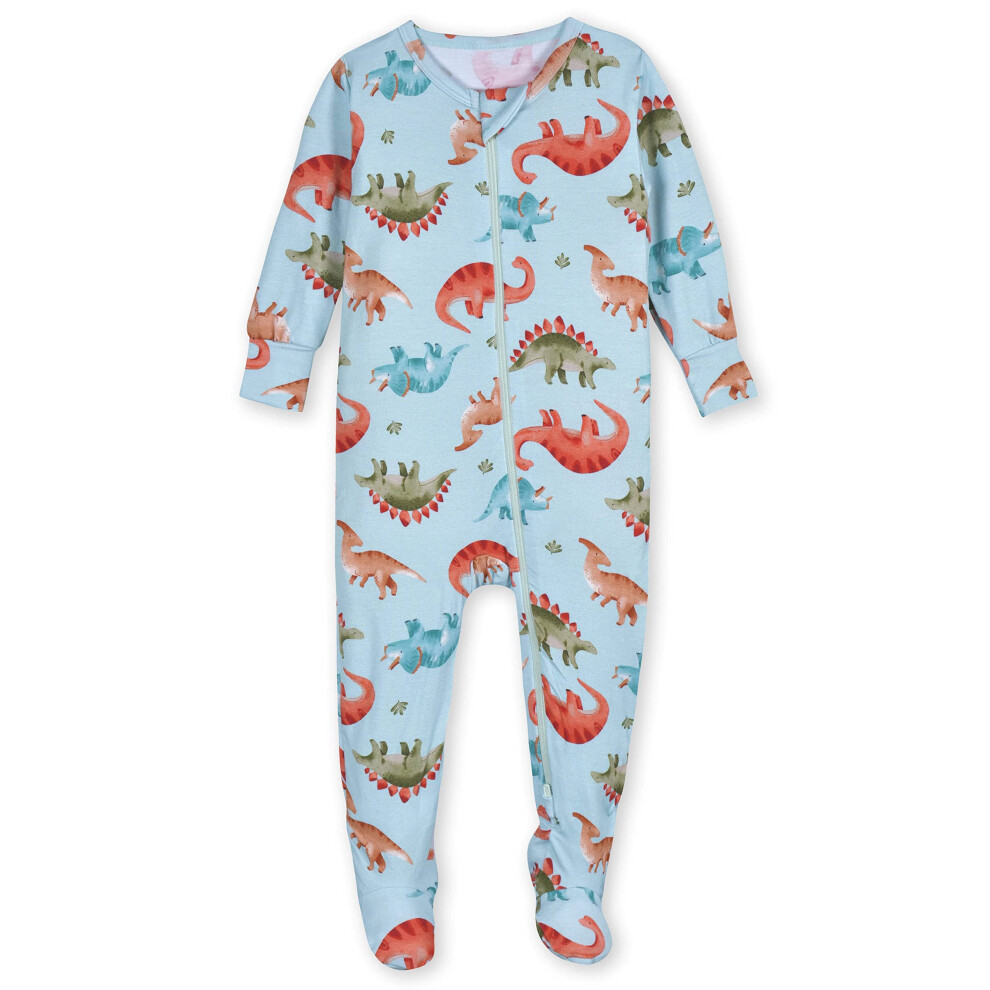 gerber Unisex Baby Toddler Buttery Soft Snug Fit Footed Pajamas with V