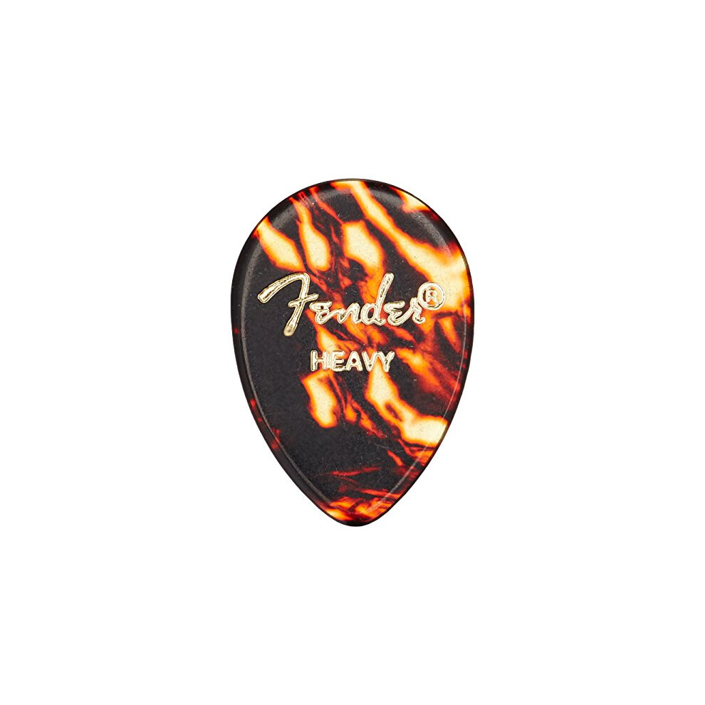 Fender 358 Shape Classic Celluloid Picks (12 Pack) for electric guitar