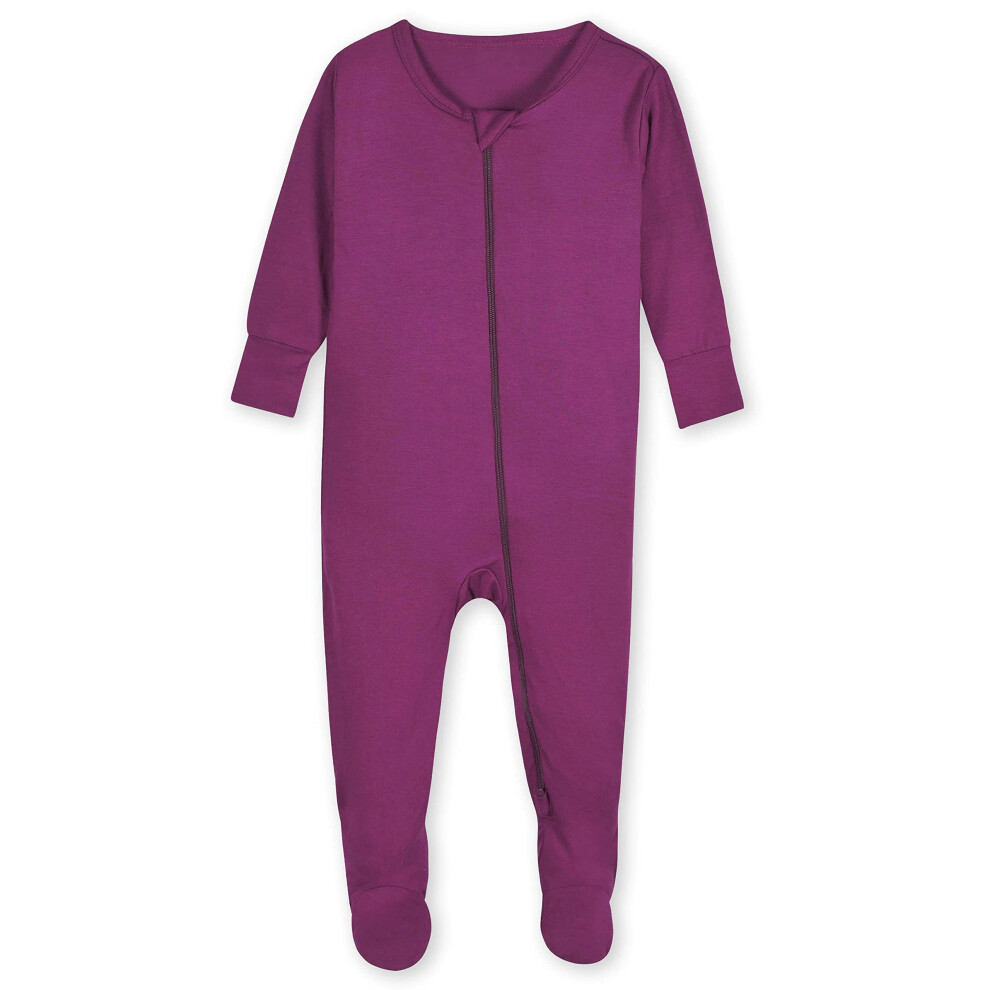 gerber Unisex Baby Toddler Buttery Soft Snug Fit Footed Pajamas with V