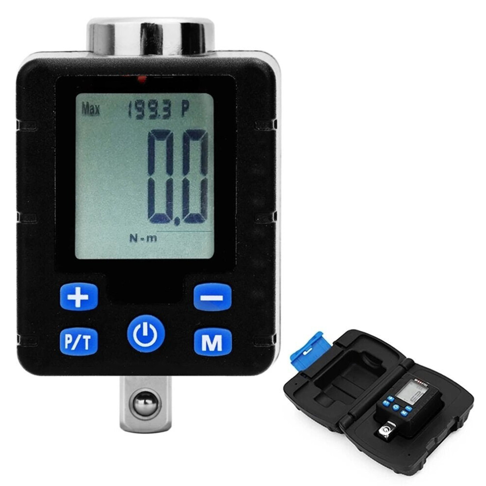 (Bda4-340) Digital Torque Wrench 0.3-340 Nm Adjustable Torque Meter Adapter Professional Electronic Torque Wrench Inspection Repair Tools 8727971261378