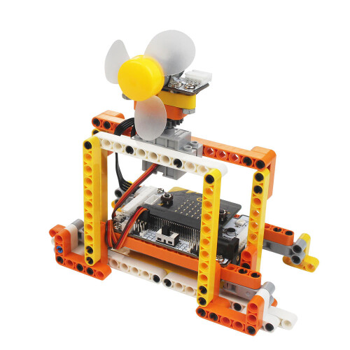 (Without main board package) DIY Multifunctional Programmable RC Robot Educational Kit Compatible Micro:bit Python 2