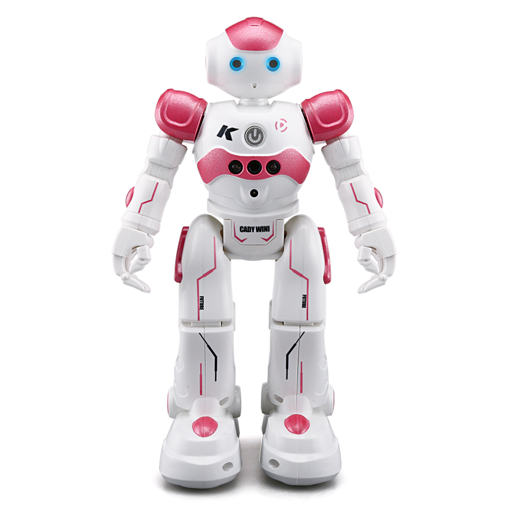 (Red) USB Charging Dancing Gesture Control Robot Toy