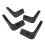 4Pcs Front Rear Car Mudguards Splash Guards 5