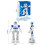 (R2S Blue) USB Charging Dancing Gesture Control Robot Toy 6