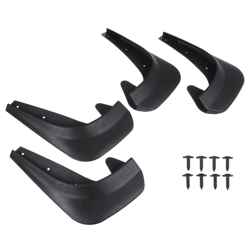 4Pcs Mud Flaps Splash Guards Mudguards Bendable Fender Universal For Cars 9078193208900