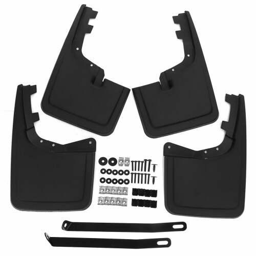 4pcs Front Rear Car Splash Guards Mud Flaps Fender Protector Mudguard 1