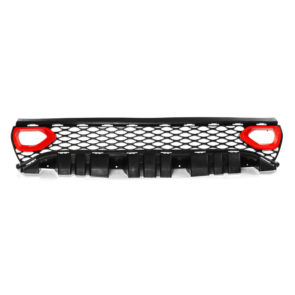 RED Upper Grille with Bezels Dual Inlets For Dodge Charger SRT Scat