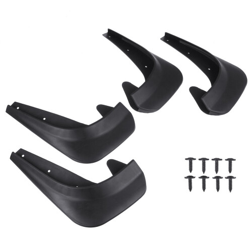 4PCS Mud Flaps Splash Guards Mudguards Bendable Fender Universal for Cars 1