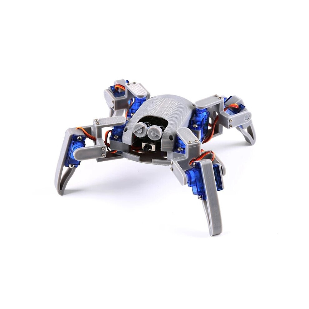 DIY Quadruped Spider Robot Kit STEM Crawling Robot for Programming