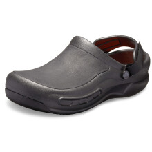 Crocs Bistro Pro LiteRide Clog, chaussures de travail antidrapantes unisexes pour adultes, noires, 8 hommes/10 femmes