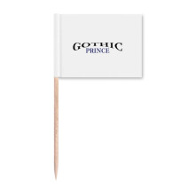 Man Gothic Manhood Art Deco Fashion Toothpick Flags Marker Topper Party Decoration
