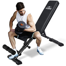 FLYBIRD Weight Bench Adjustable Strength Training Bench for Full Body Workout with Fast Folding-New Version
