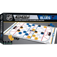 MasterPieces Officially licensed NHL St. Louis Blues Checkers Board Game for Families and Kids ages 6 and Up