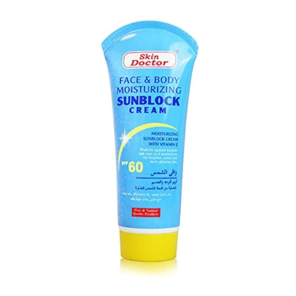 Cream Skin Doctor Dual-Action Body And Face Sunblock Spf 60 170G For Complete Uv Protection