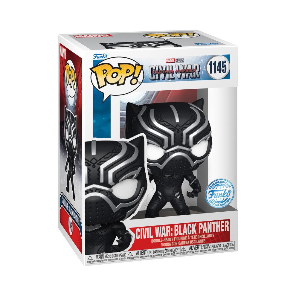 Funko Pop! Marvel: Captain America: Civil War Build A Scene - Black Pa