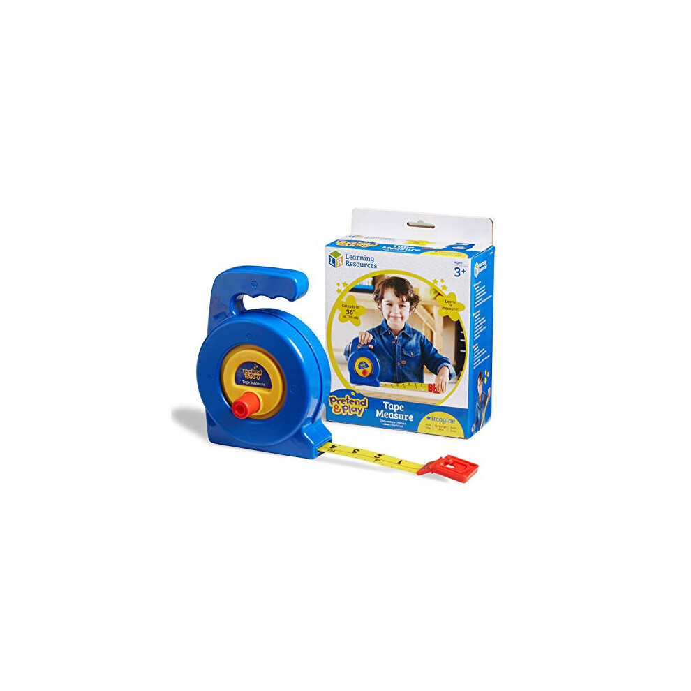 Learning Resources Play Tape Measure  3 Feet Long  Kids Measuring Tape