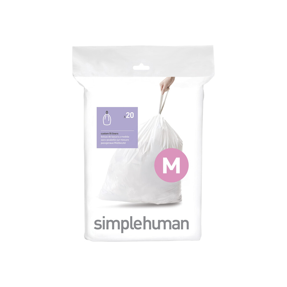 Simplehuman Code M Custom Fit Drawstring Trash Bags In Dispenser Packs