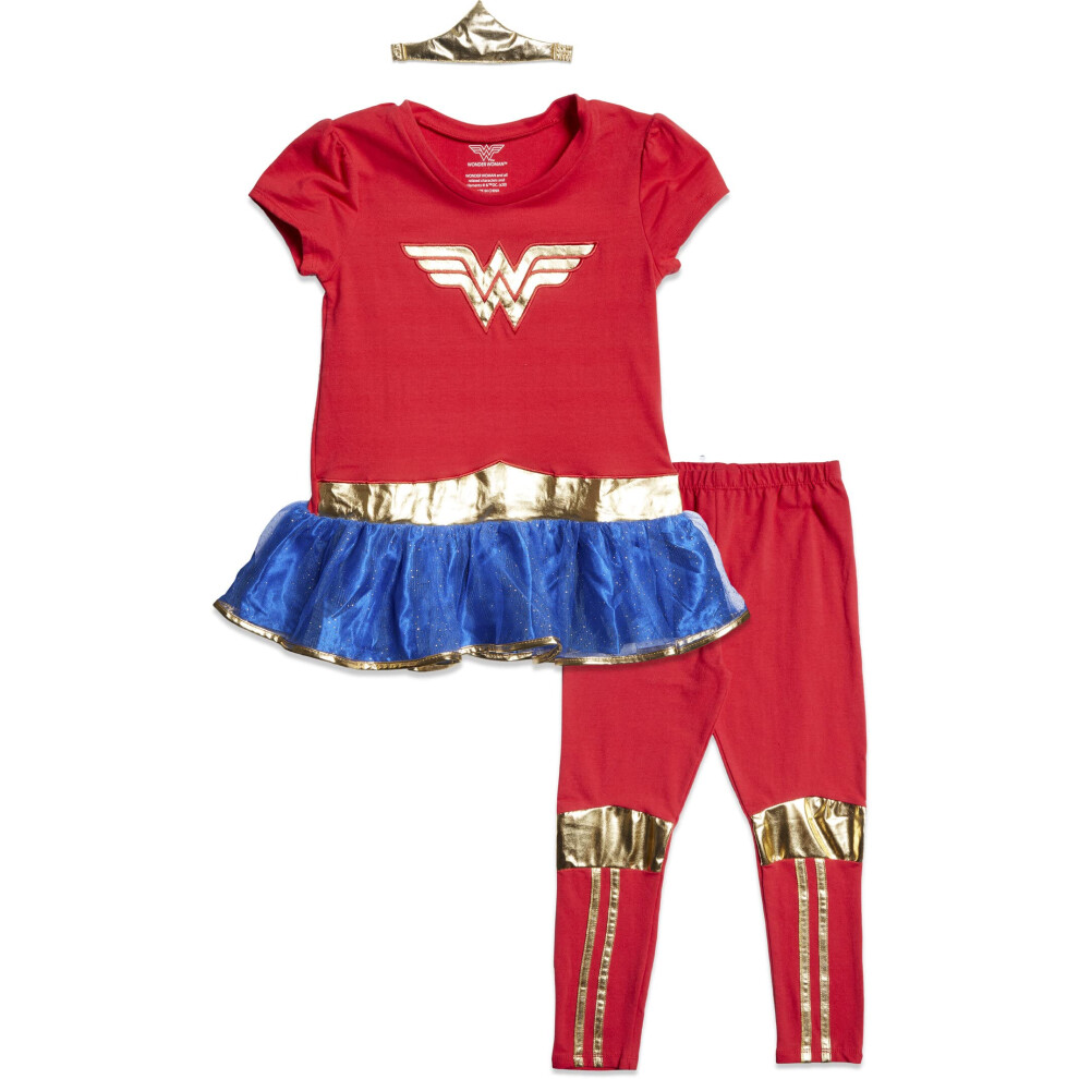 DC Comics Justice League Wonder Woman Big Girls Cosplay Costume Dress