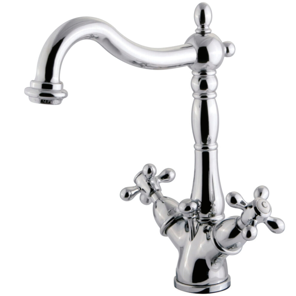 Kingston Brass Ks1431ax Heritage Two-Handle Bathroom Faucet With Brass