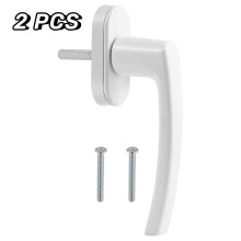 Window Handles 2 Piece Aluminum Alloy Window Handle Solid Aluminum Handle White Aluminum Door Handle Fits Common Windows And Balcony Doors