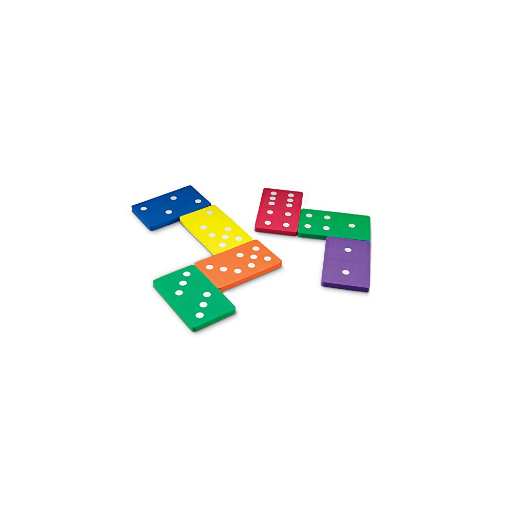 Learning Resources Jumbo Foam Dominoes  Jumbo Learning Dominoes  Foam