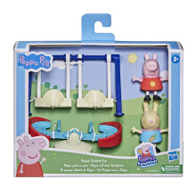Peppa Pig Peppa's Adventures Peppa's Outside Fun Jouet prscolaire avec 2 figurines et 3 accessoires, partir de 3 ans