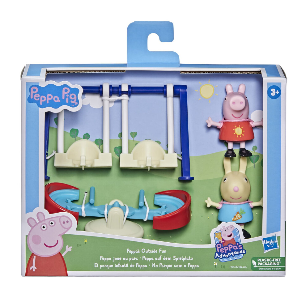 Peppa Pig Peppa's Adventures Peppa's Outside Fun Preschool Toy With 2