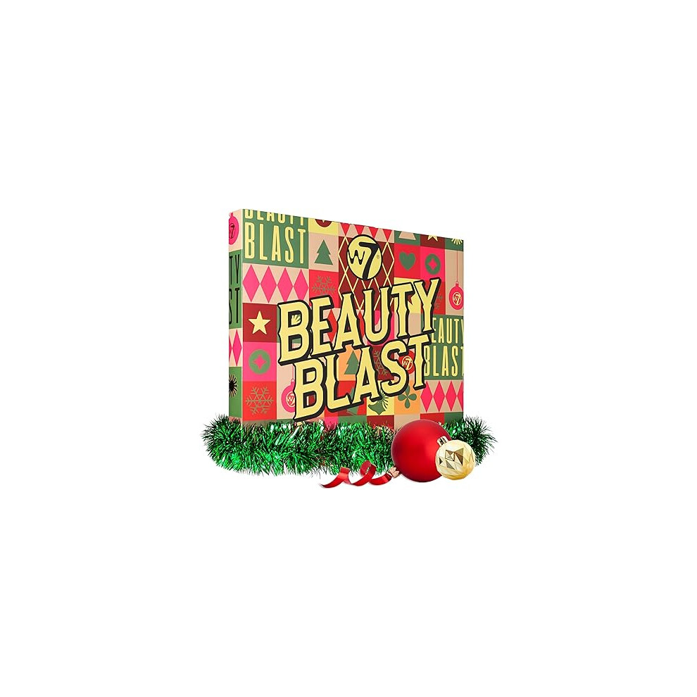 W7 Beauty Blast Advent Calendar 2024-24 Individually Boxed