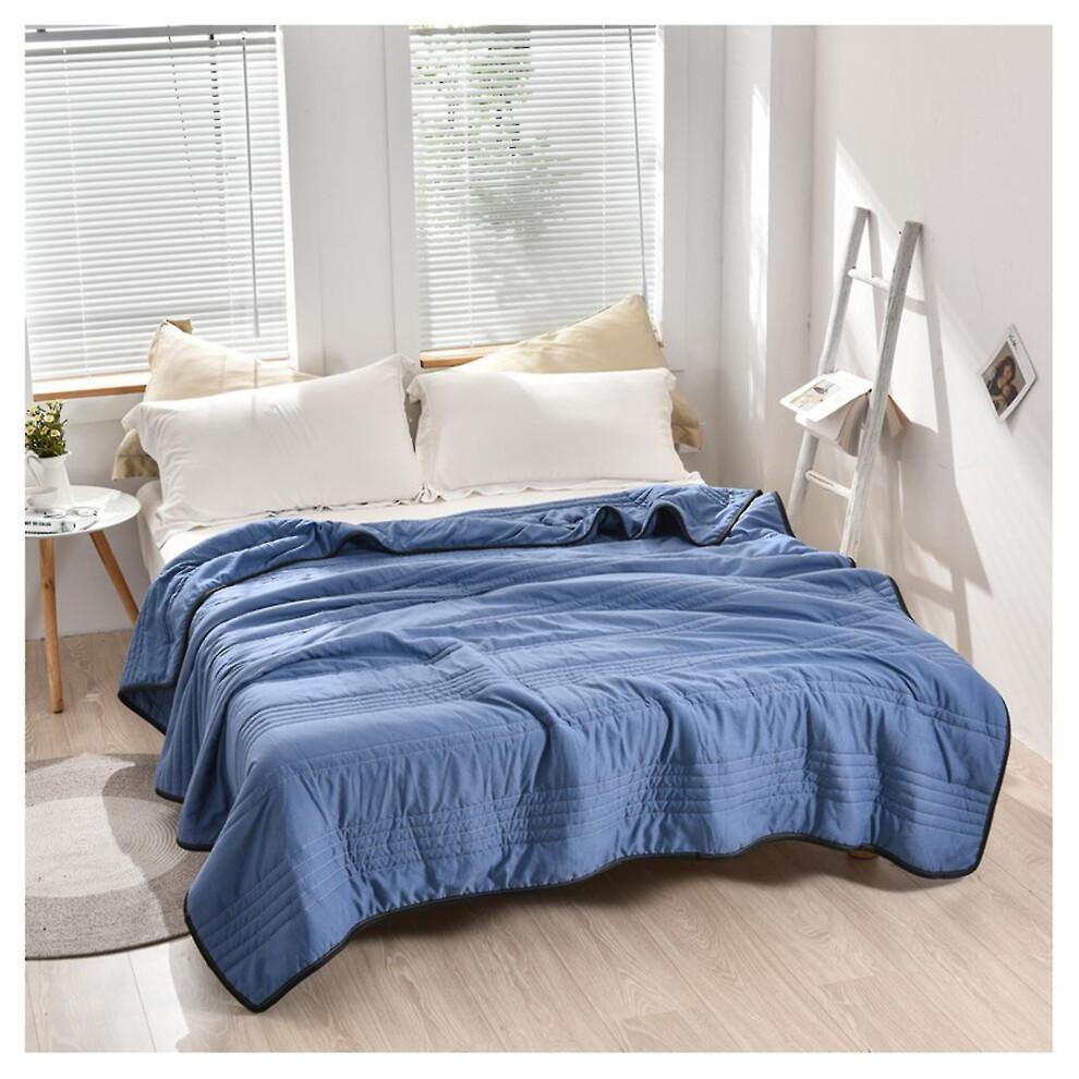 (Dark Blue, 150*200) The Ultra Cooling Blanket For Full