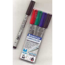 Markierungsstift fr Chessex-Rollenspiel-Spielmatten: (4er-Pack) Staedtler Lumocolor Overhead-Projektionsmarker auf Wasserbasis