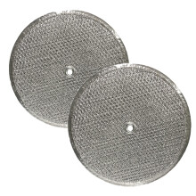 2-pakke luftfilter Fabrik 9-1/2 tommer Rund X 3/32 med midthulomr?det Hood 12-lags aluminiumsfedtfiltre
