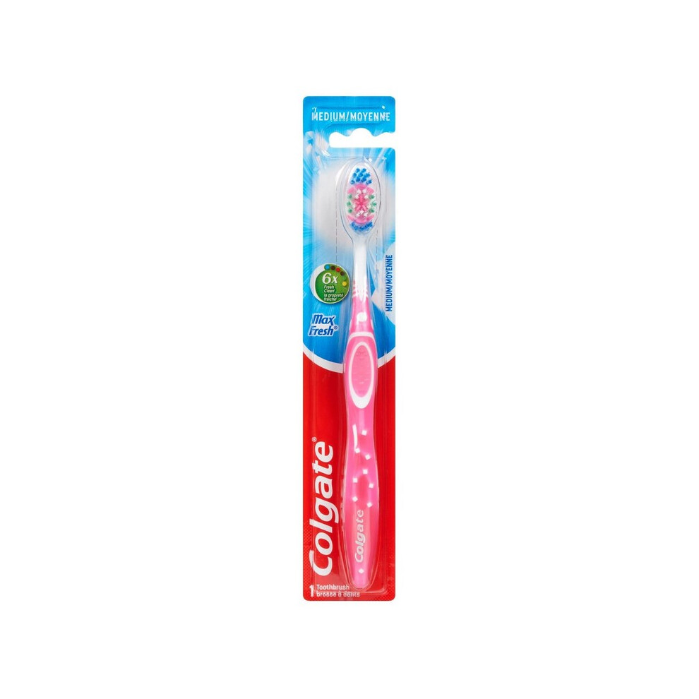 Colgate Max Fresh Medium Toothbrush Multicolor