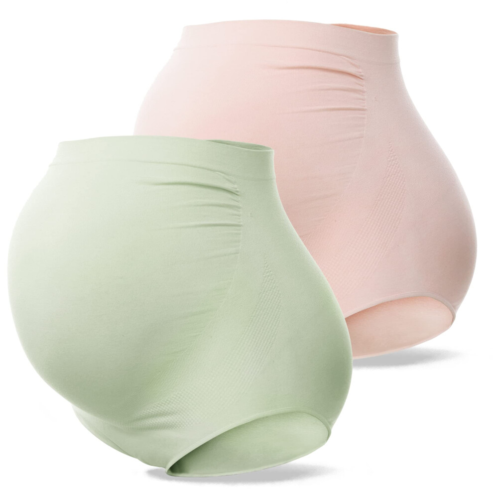 Sous-v   tements de maternit    taille haute pour femmes SUNNYBUY, sans coutures, doux