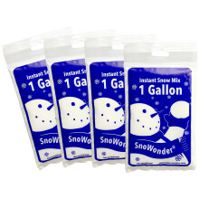 Snowonder Instant Snow Fake Artificial Snow ocks bra fr att gra molnslime - Mix gr 4 liter falsk sn