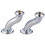Kingston Kingston Brass CCU401 S Shape Swing Elbow for 7"" Centers Deck Mount T 1