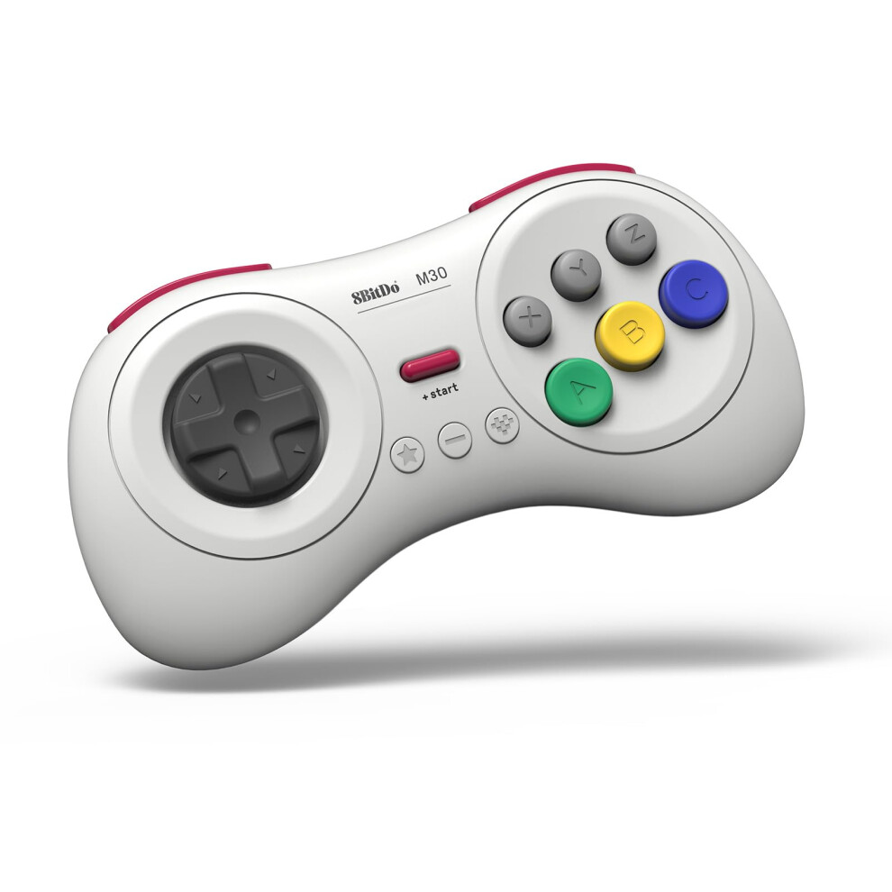 8BitDo - M30 Wireless Bluetooth Gamepad (White) (Switch / Windows / Android) - Image 4