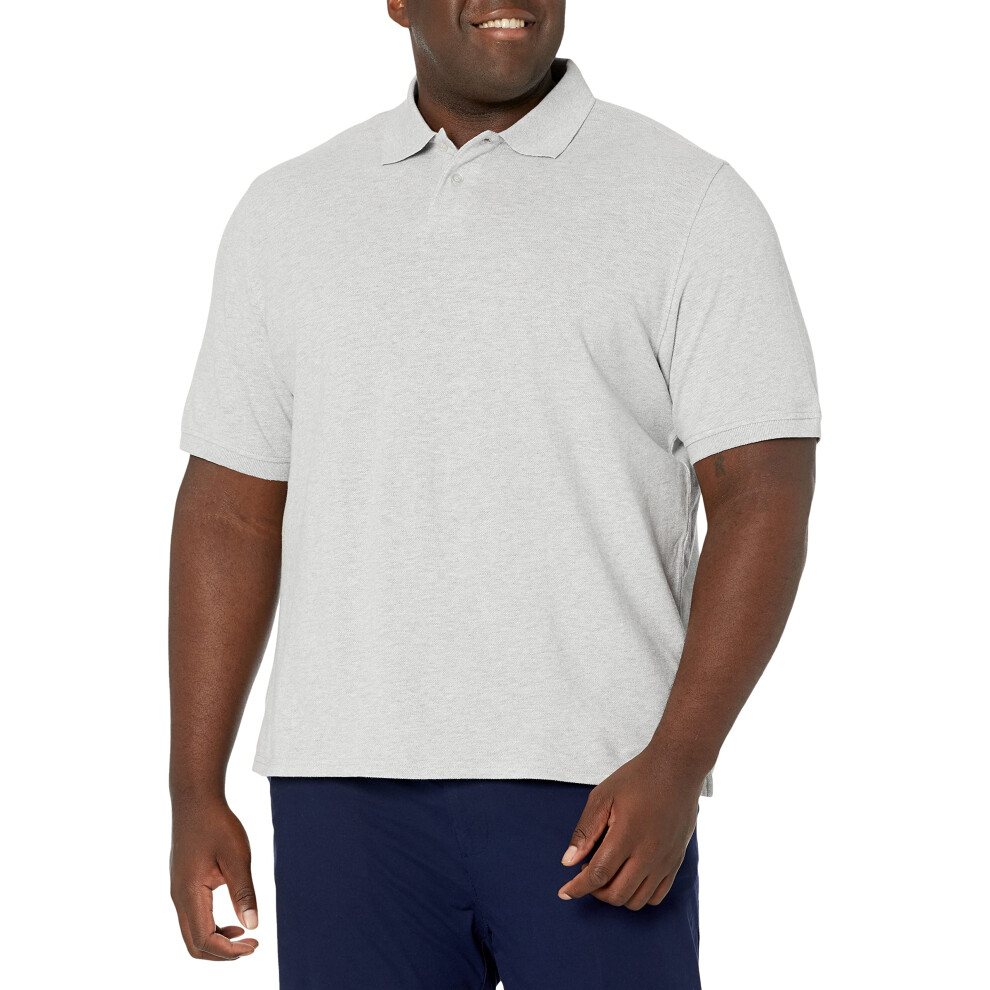 Amazon Essentials Mens Regular-Fit cotton Pique Polo Shirt (Available