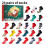 (Socks) 24 Christmas Days Countdown Socks Dwarf Advent Calendar Present Blind Box Gift 1