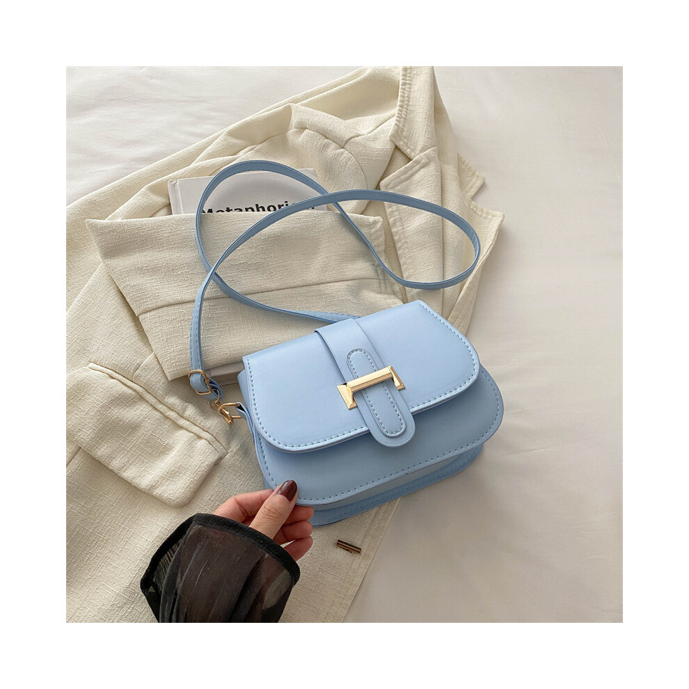 (Blue) Modern Street Style Square Bag For Women In Black Green Blue And White For Everyday Use-image-OPC-PFKVVDY-NEW