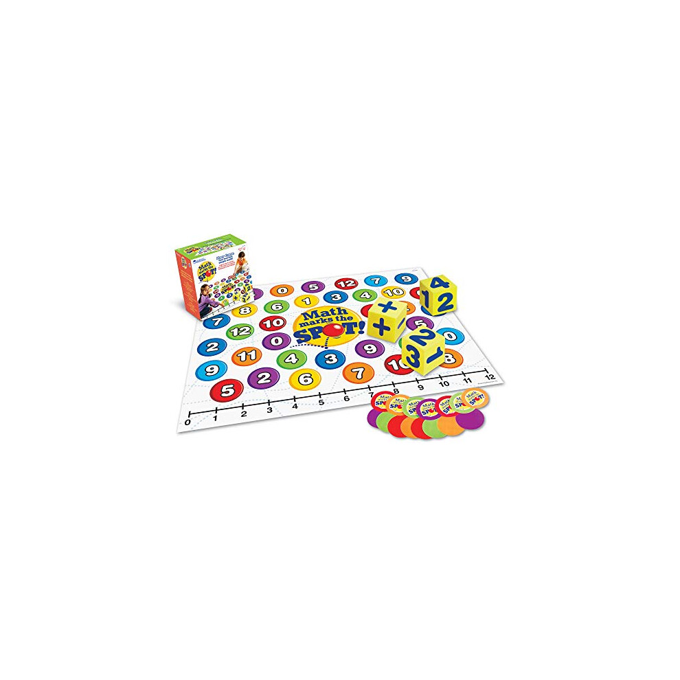 Learning Resources Math Marks The Spot Floor Game  Homeschool  Number