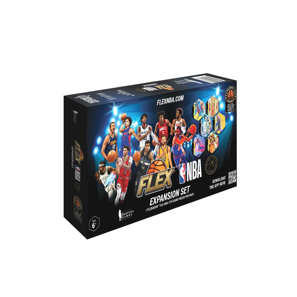 FLEX NBA Tcg game  Series 2 Expansion Set  Includes 1 Flexagon Player