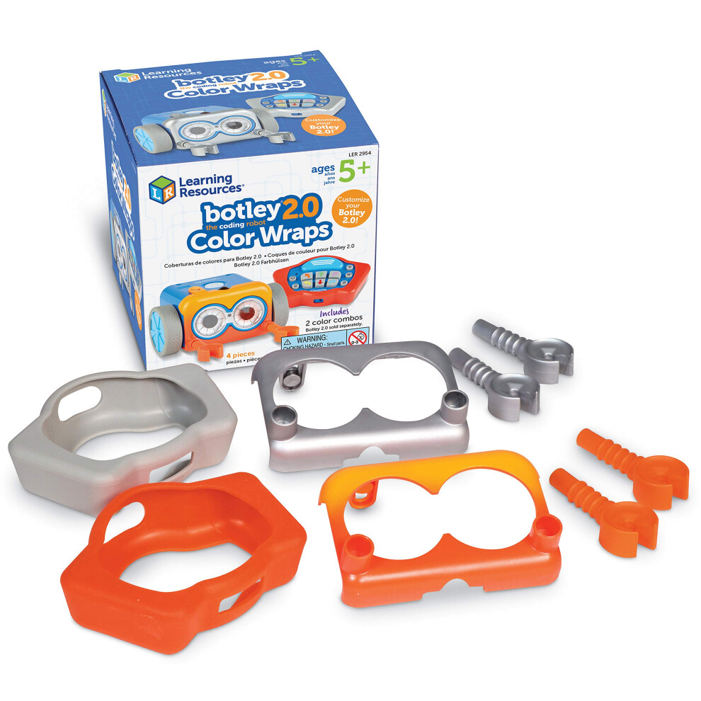 Learning Resources Botley The Coding Robot And Facemask - C Red/Silver