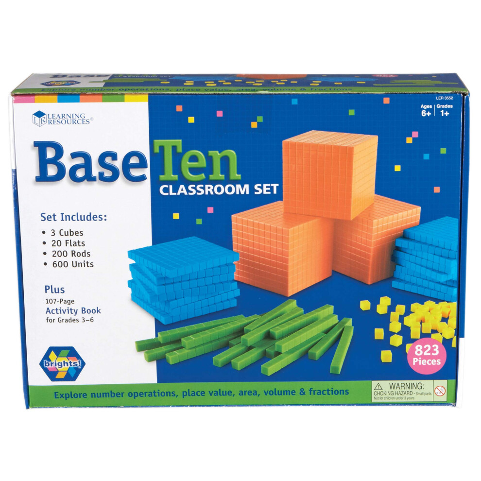 Learning Resources Brights Base Ten Classroom Set  20-25 Students  823